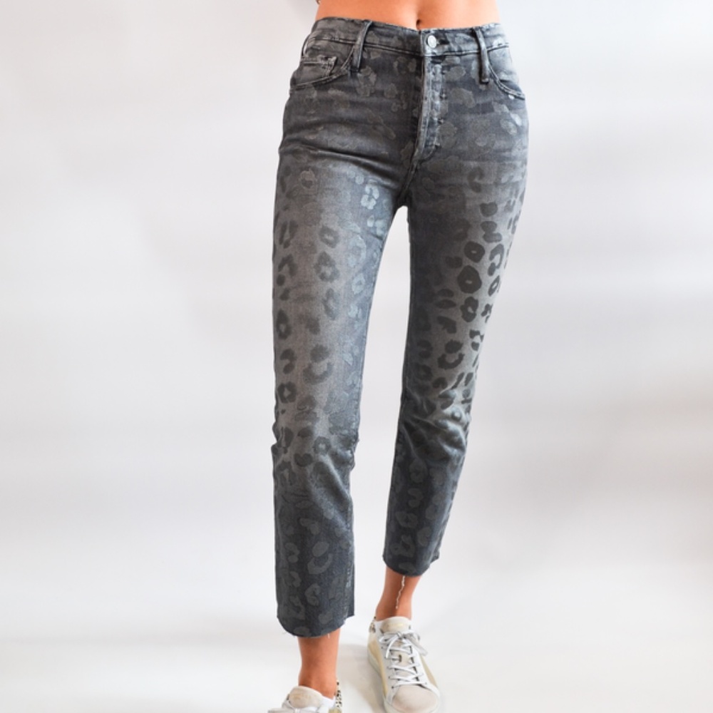Black Orchid Jeans - Style: Brooklyn / Boyfriend - leopard Print
